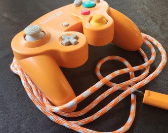 Custom Gamecube Controller – Spice Orange OEM Shell, T3 Internals, Snapback Mod