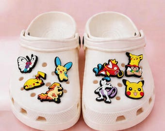 Urocze zawieszki do butów/chodaków w kształcie zwierzątek, kreskówkowe ozdoby z PVC do chodaków, torebek i artykułów do majsterkowania