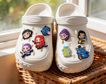 Ciondoli per zoccoli in stile anime / Adatti a ragazze/adolescenti per ciondoli per Crocs/zoccoli / Set disponibili