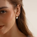 Freshwater Pearl Clip On Earrings, Drop Pearl Earrings, Minimalist Bridal Earrings, Gold Wedding Jewelry, Bridesmaid Gift, Anniversary Gift