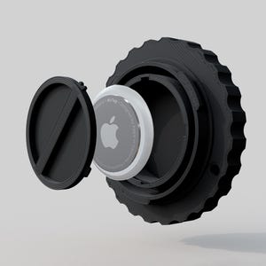 Camera Body Cap with Hidden AirTag Holder: For Sony, Fuji, Canon, Nikon - 3D Printed