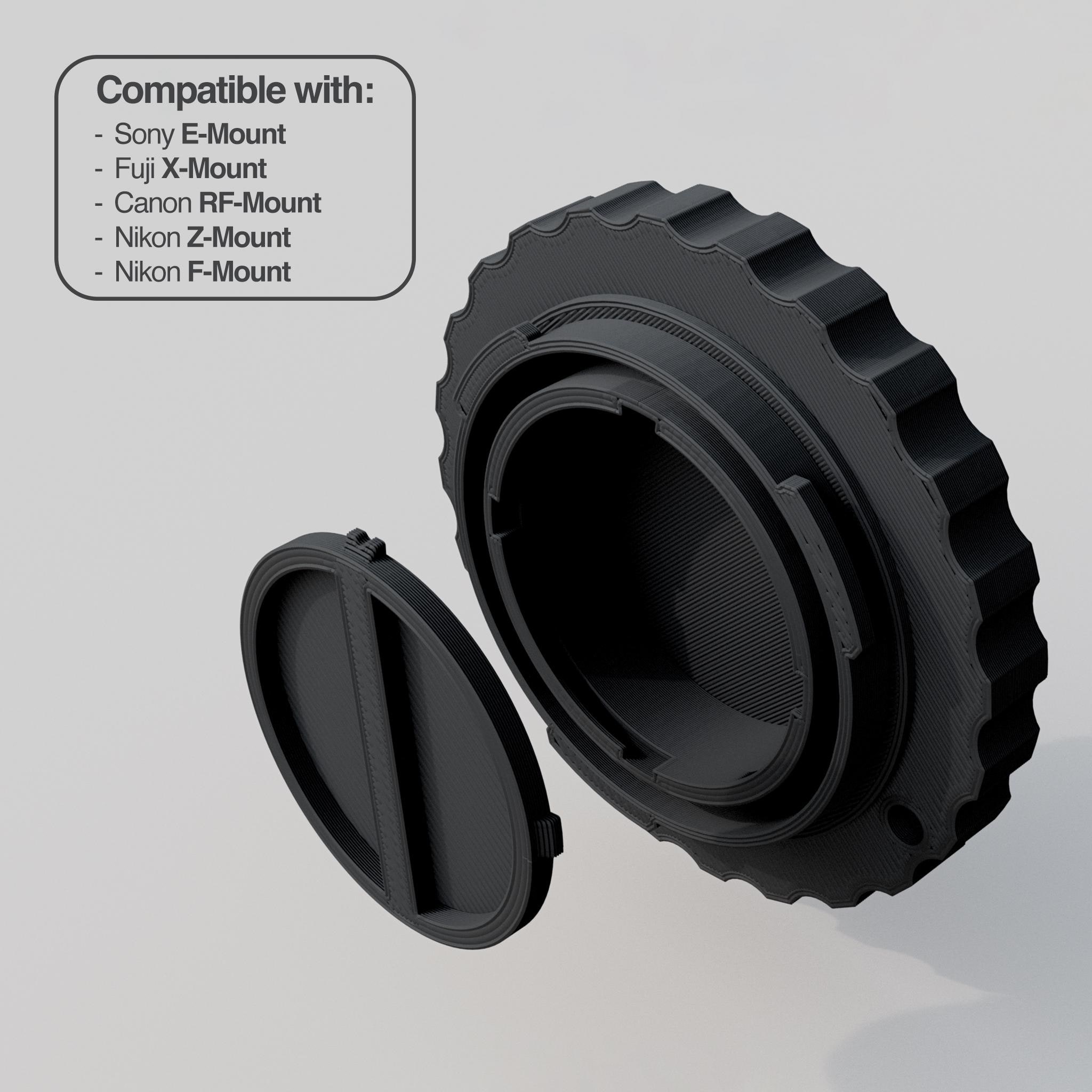 Camera Body Cap With Hidden AirTag Holder: for Sony, Fuji, Canon, Nikon ...