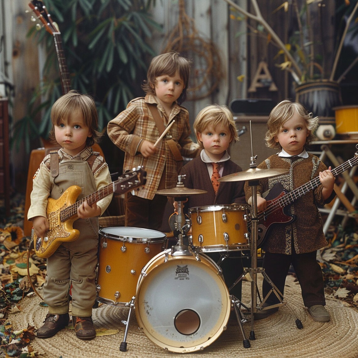 Kids 1970s Band - Etsy