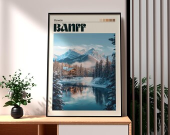 Banff National Park Print: Moraine Lake, Canada Travel Art