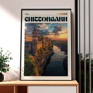 Chittorgarh Travel Print - India Wall Art - India Art - Travel Wall Art - Chittorgarh - India Print - Gift for Traveller - Rajasthan Art