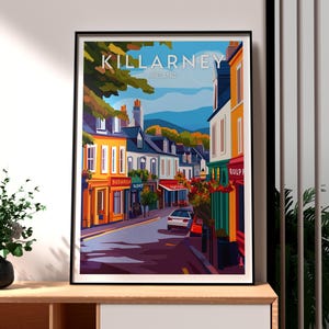 Killarney Print - Ireland Wall Art - Killarney Ireland Poster - Travel Wall Art - Ireland Poster - Killarney Art - Republic of Ireland Art