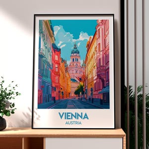 Vienna Print - Austria Wall Art -  Vienna Poster - Vienna Wall Art - Austria Travel Print - Monzart Wall Art - Vienna Art Poster - Austria