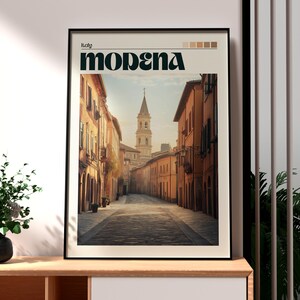 Modena Print - Modena Wall Art - Italy Poster - Italy Travel Wall Art - Modena Travel Poster - Italy Art - Italian Art - Po Valley