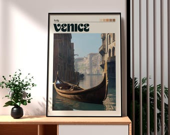 Venice Canal Art Print – Italy Travel Poster