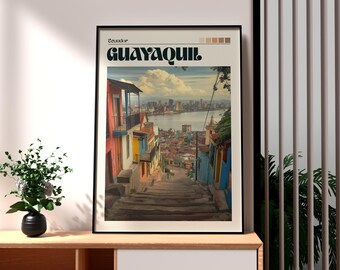 Póster de Guayaquil, Ecuador: Impresión artística de viaje