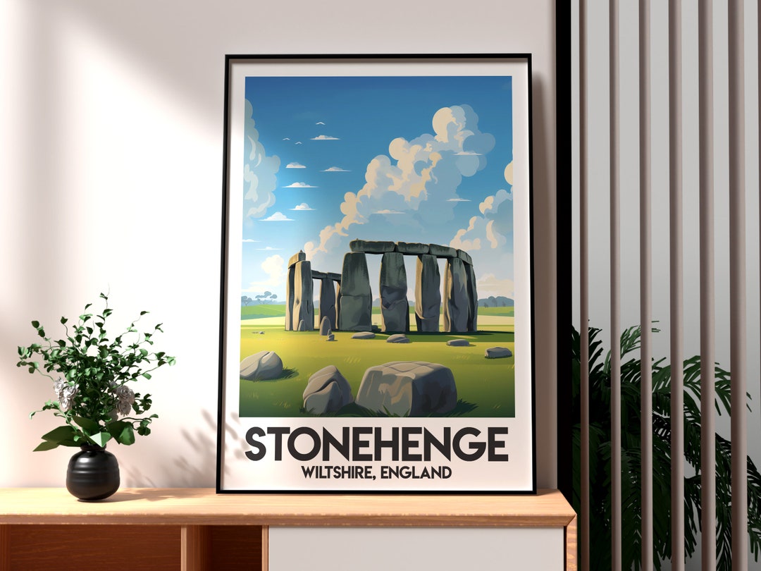 Stonehenge Print Stonehenge Wall Art England Nature Poster Travel Wall ...