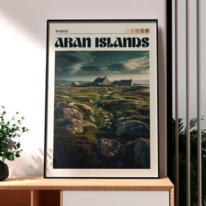 Aran Islands Print - Republic of Ireland Wall Art - Ireland Poster - Irish Art Print - Ireland Poster - Aran Islands Wall Art - Inishmore