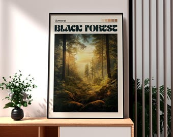 Black Forest Germany Print: Travel Wall Art