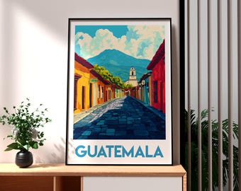 Lake Atitlan Guatemala Print: Travel Wall Art