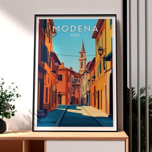 Modena Print - Modena Wall Art - Italy Poster - Italy Travel Wall Art - Modena Travel Poster - Italy Art - Italian Art - Po Valley