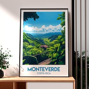Monteverde Print - Costa Rica Wall Art - Midden-Amerika Poster - Travel Wall Art - Monteverde Poster - Costa Rica Art - Monteverde Art