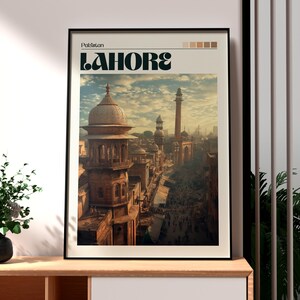 Lahore Travel Poster - Pakistan Print - Lahore Poster - Pakistan Wall Art - Pakistan Poster - Pakistan Travel Art - Lahore Travel Print