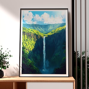 Akaka Falls Druck - Hawaii Wandkunst - Big Island Hawaii Poster - Die Big Island Wandkunst - Geschenk für Reisende - Hawaii Wandkunst - US Bundesstaat