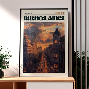 Buenos Aires Print - Argentina Wall Art -  South America Poster - Travel Wall Art - Buenos Aires Poster - Argentina Poster - City Wall Art