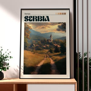 Serbia Print - Serbia Wall Art - Belgrade Serbia Travel Poster - Travel Wall Art - Europe City Poster - Belgrade City Wall Art - Serbia