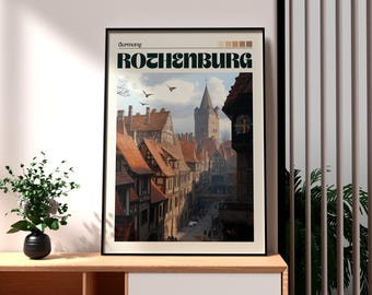 Rothenburg ob der Tauber Print: Germany Travel Poster
