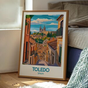 Toledo Print - Toledo Wall Art -  Toledo Spain Poster - Travel Wall Art - Spain Travel Poster - Toledo Art Poster - Spain Poster Wall Art