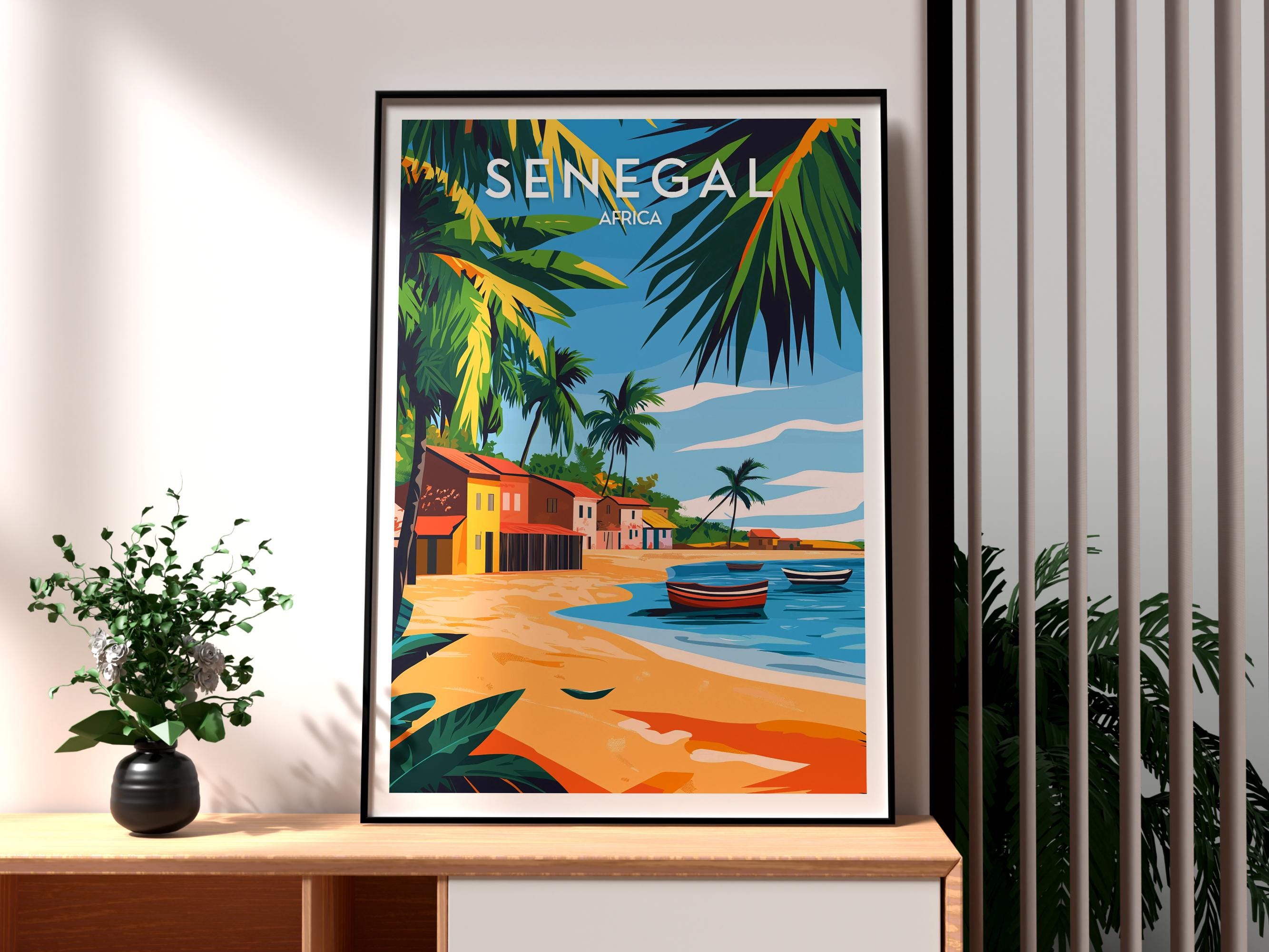 Poster Sénégal Coupe Du Monde 20x30 – Wall Art Pop Art, Déco Chambre