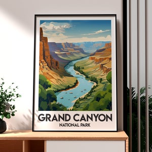 Grand Canyon Print - Arizona Wall Art -  Grand Canyon Wall Art - Travel Wall Art - US National Park Poster - USA Travel Art - Grand Canyon