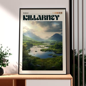 Killarney Print - Ireland Wall Art - Killarney Ireland Poster - Travel Wall Art - Ireland Poster - Killarney Art - Republic of Ireland Art