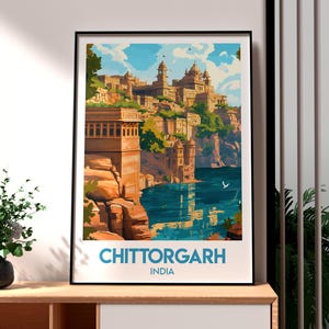Chittorgarh Travel Print - India Wall Art - India Art - Travel Wall Art - Chittorgarh - India Print - Gift for Traveller - Rajasthan Art