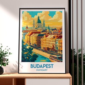 Budapest Print - Hungary Wall Art -  Budapest City Poster - Travel Wall Art - European City Poster - Budapest Parliament Poster - Hungary