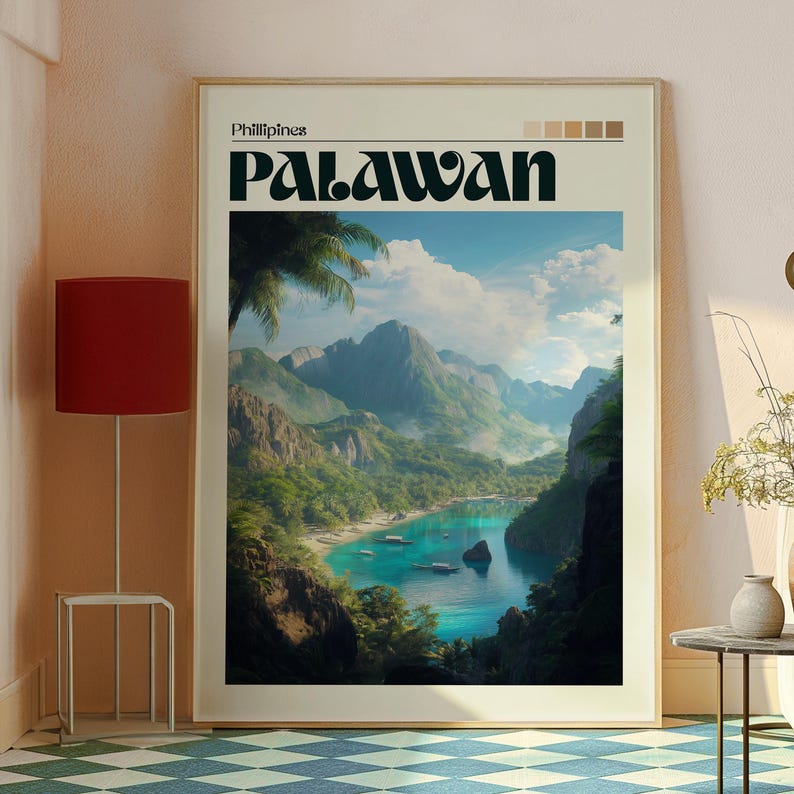Palawan Philippines Print: El Nido Travel Poster - Etsy