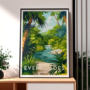 Everglades National Park Print: Florida Travel Poster