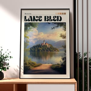 Bleder See Poster - Bleder See Druck - Bleder See Poster - Bleder See Poster - Bleder See Poster - Julische Alpen - Slowenien