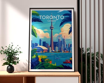 Toronto RN Tower Kunstdruck: Kanada Reiseposter