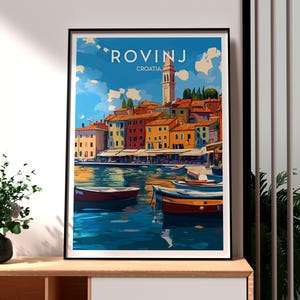 Rovinj Print - Croatia Wall Art - Rovinj Poster - Rovinj Town Wall Art - Croatia Travel Poster - Croatia Travel Print - Croatia Art Rovinj