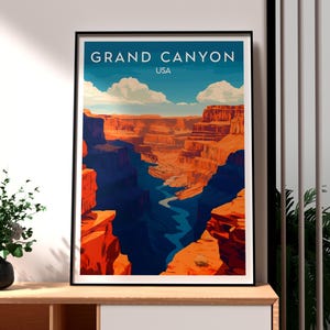 Grand Canyon Print - Arizona Wall Art -  Grand Canyon Wall Art - Travel Wall Art - US National Park Poster - USA Travel Art - Grand Canyon