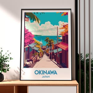 Okinawa Print - Japan Wall Art - Okinawa Island Poster - Japan Travel Print - Japan Beach Poster - Japanese Art - Japan Okinawa Poster