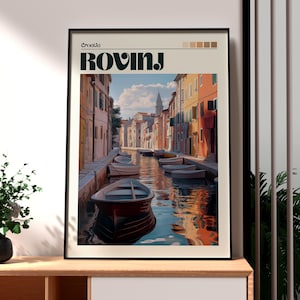 Rovinj Print - Croatia Wall Art - Rovinj Poster - Rovinj Town Wall Art - Croatia Travel Poster - Croatia Travel Print - Croatia Art Rovinj