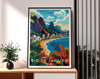 Rio de Janeiro Print: Christ the Redeemer, Brazil Wall Art