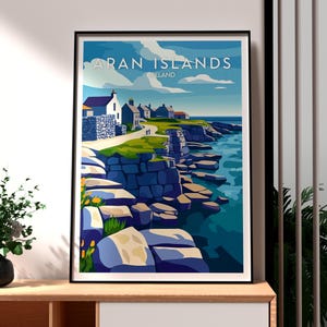 Aran Islands Print - Republic of Ireland Wall Art - Ireland Poster - Travel Wall Art - Ireland Poster - Aran Islands Wall Art - Inishmore