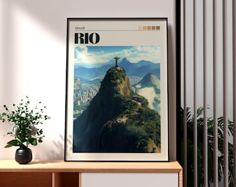 Christ the Redeemer Print: Rio de Janeiro, Brazil Wall Art