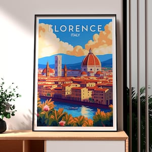 Florenz Print - Florenz Wandkunst - Italien Poster - Reise Wandkunst - Florenz Reise Poster - Italien Kunst - Italienische Kunst - Toskana Poster