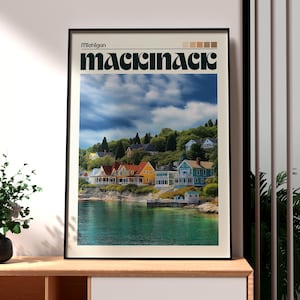 Mackinac Island Print - United States Wall Art - National Park Art - Travel Wall Art - Michigan Poster - Michigan Wall Art - Mackinac Island