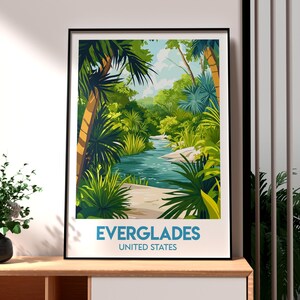 Everglades National Park Print: Florida Travel Poster