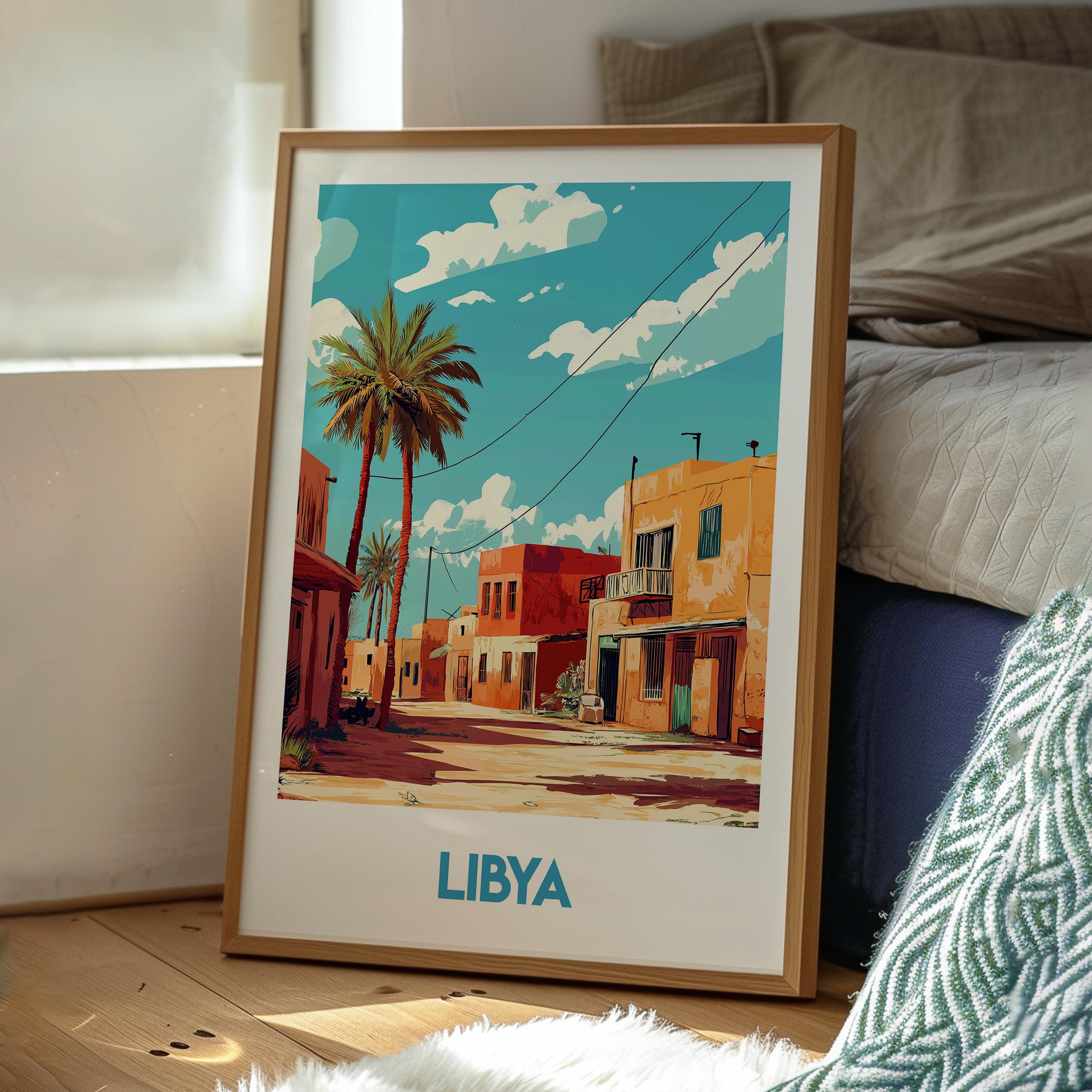 Tripoli Libya Travel Poster: Africa Art Print - Etsy