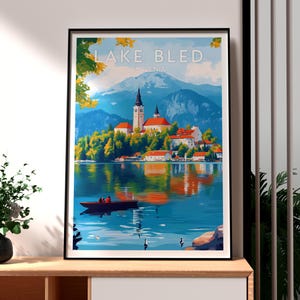 Bleder See Poster - Bleder See Druck - Bleder See Poster - Bleder See Poster - Bleder See Poster - Julische Alpen - Slowenien