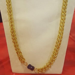 Colar Maille Persa em Ouro