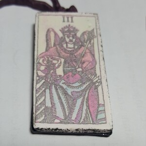 Empress Tarot Card Pendant
