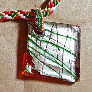 Christmas Glass Pendant